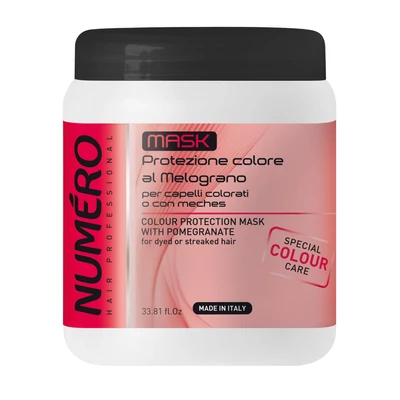Numero Color Protection Mask with pomegranate