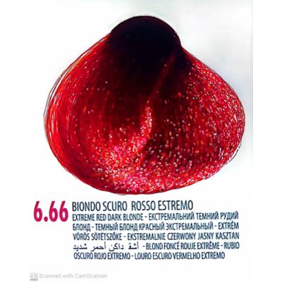 Brelil SERICOLOR 6.66 (Extrém vörös sötétszőke) 100 ml