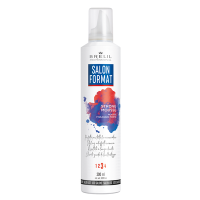 BRELIL SALON FORMAT Strong Mousse 300 ml - erős tartást biztosító hab