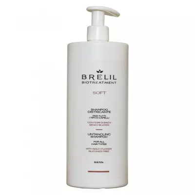 Brelil Biotreatment Soft Untangling Shampoo 1000 ml - Gubancmentesítő sampon